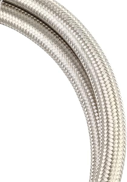 Mishimoto MMSBH-0472-PS -4AN Stainless Steel PTFE Inner Core Braided Line, 6ft (New)