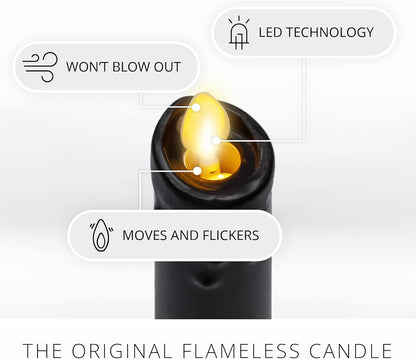 Luminara Wax Drip Flameless LED Candle, Battery Operated Real Flame Technology (Like New)