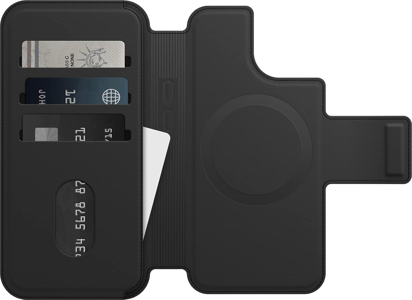 OtterBox Symmetry Series+ Magnetic 5.8" Phone Case for iPhone 15/14 - Black (Like New)