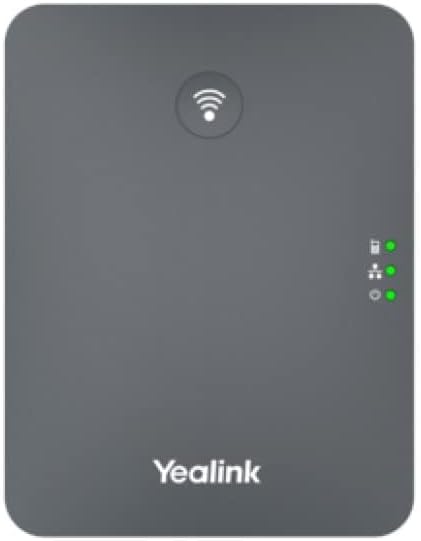 Yealink W78P DECT IP Phone System with Base W70B and W78H Handset - Black (Like New)