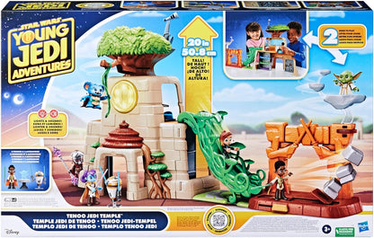 STAR WARS Hasbro Tenoo Jedi Temple Playset with Figures for Kid, 3 Years And Up (Like New, No Retail Box)