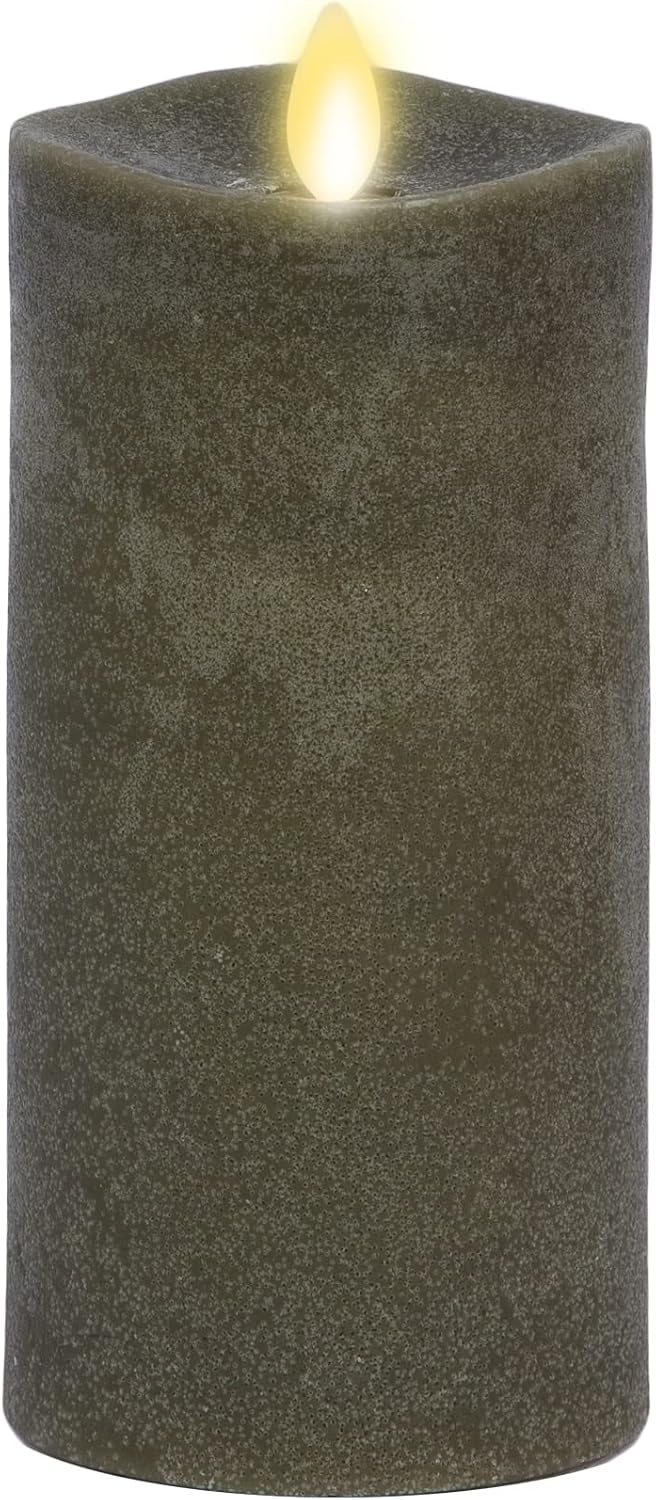 Luminara Outdoor Flameless Battery Operated Flickering LED Candle, Moving Flame (Used)