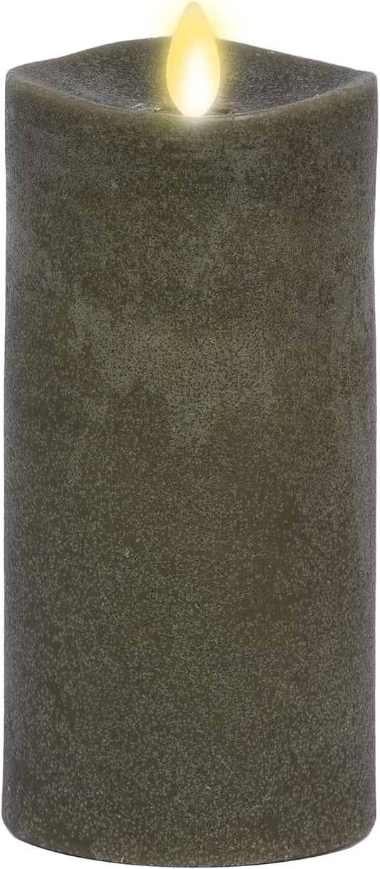 Luminara Outdoor Flameless Battery Operated Flickering LED Candle, Moving Flame (Used)