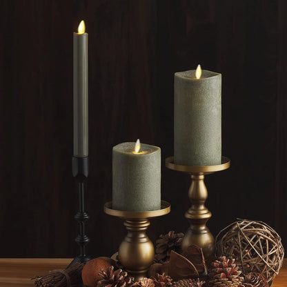 Luminara Outdoor Flameless Battery Operated Flickering LED Candle, Moving Flame (Used)