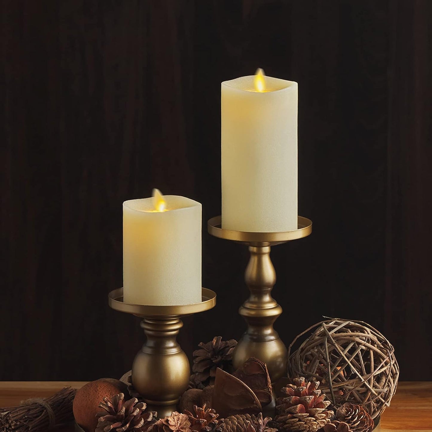 Luminara Flameless Indoor and Outdoor Cordless LED Flickering Pillar Candle (Like New)