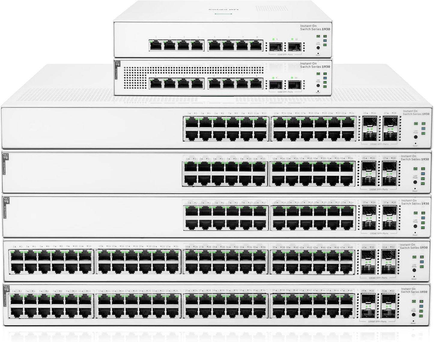 Hewlett Packard Enterprise 24 Ports Gigabit Ethernet Switch with PoE - White (Like New)