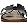 Steve Madden Hadyn Synthetic Rubber Sandal for Women, Black Leather - Size 7.5 (Used)