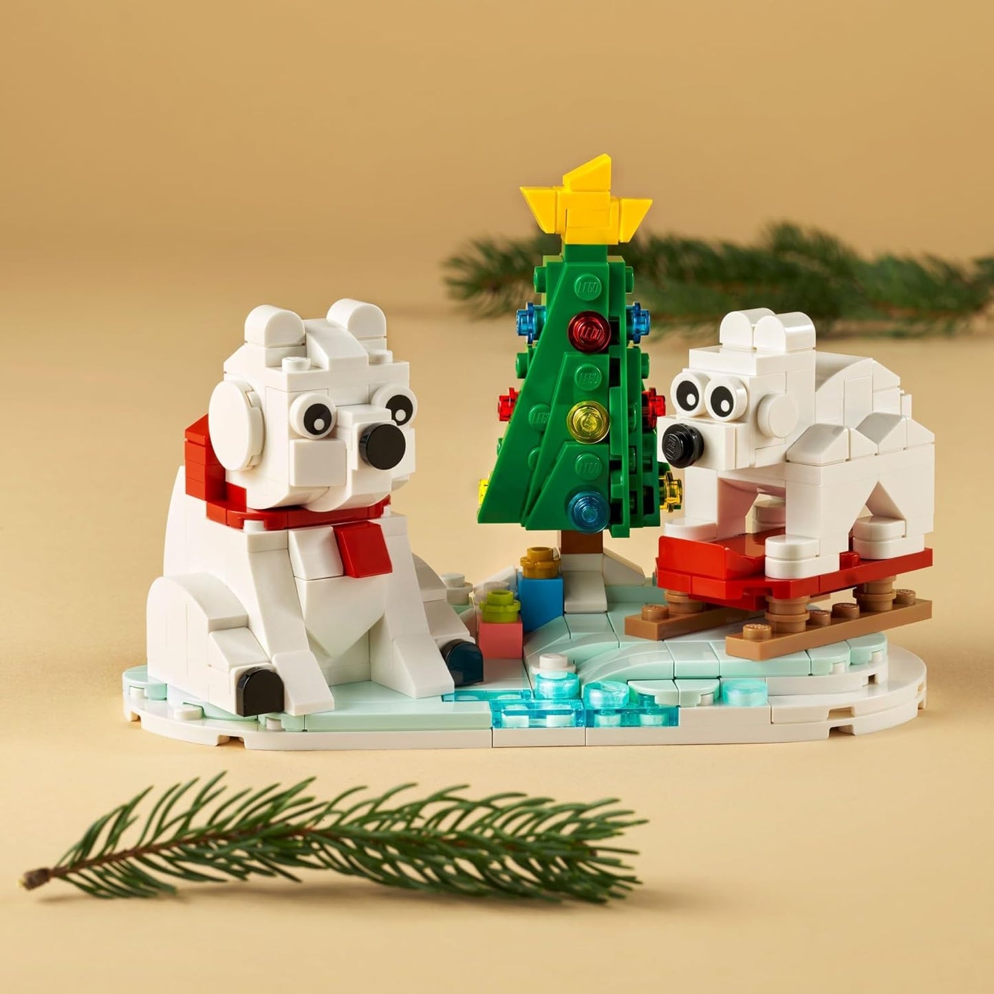 LEGO Wintertime Polar Bears Animal Building Kit for Kid, Ages 9+ Years, 312 Pcs (Like New)