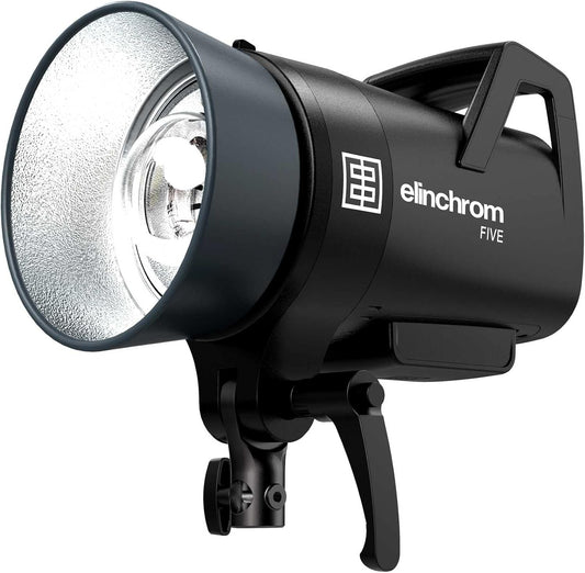 Elinchrom EL20960.1 FIVE Studio Monolight Kit, Camera Flash 1/8000s Sync - Black (Like New)
