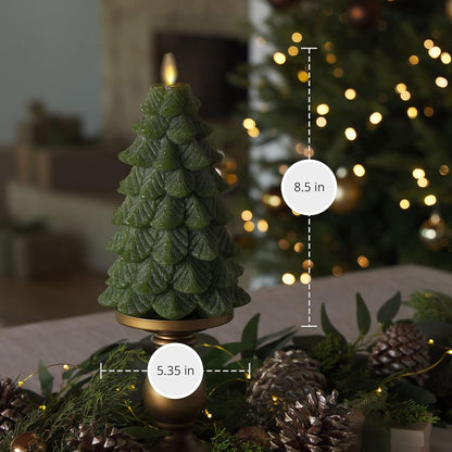 Luminara Flameless Christmas Tree LED Candle with Timer for Holiday Decoration (Used)