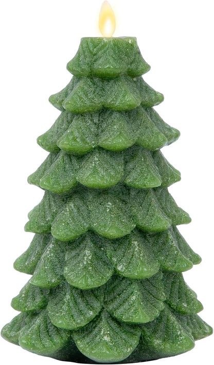 Luminara Flameless Christmas Tree LED Candle with Timer for Holiday Decoration (Used)