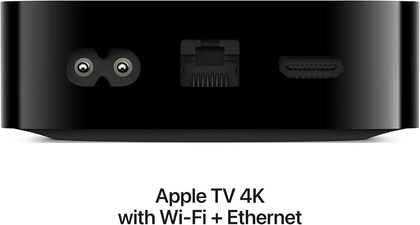 Apple TV 4K 3rd Gen 128GB Streaming Media Player, Wi-Fi Ethernet Siri Remote (Used)