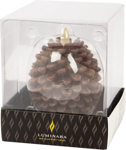 Luminara Flameless Battery Operated Pinecone Indoor LED Candle for Decoration (Used, Damaged Retail Box)