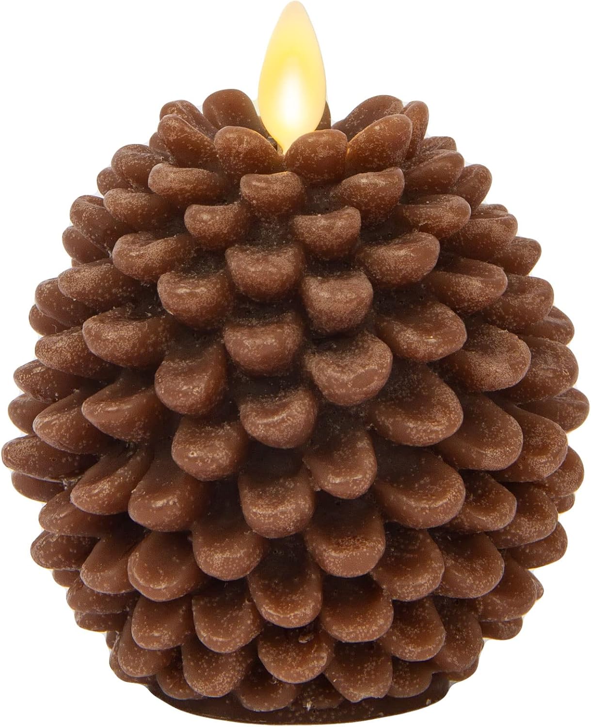 Luminara Flameless Battery Operated Pinecone Indoor LED Candle for Decoration (Used, Damaged Retail Box)