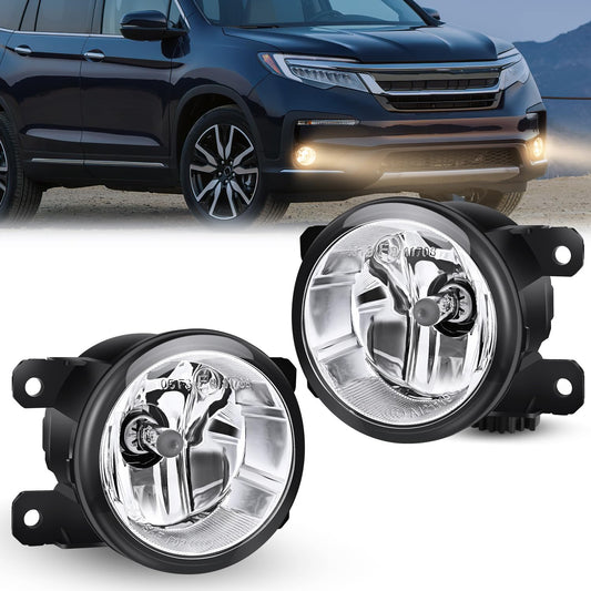 Nilight Fog Lights for Honda City/CR-V/Civic, Jeep, Acura, Chrysler - 55 watts (Like New)
