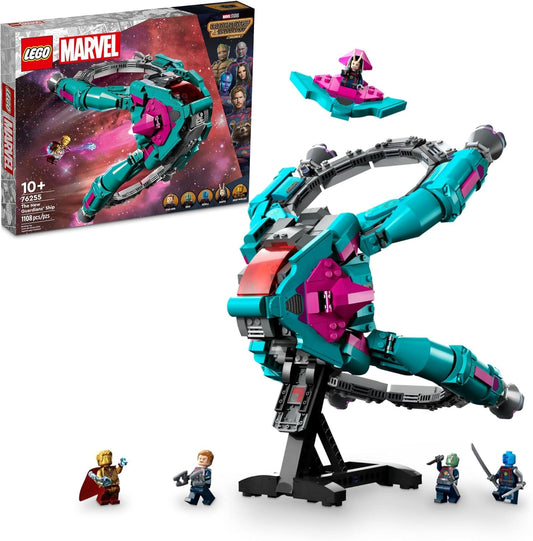 Lego Marvel The Guardians Spaceship Building Toy with 5 Minifigures, 1108 Pieces (Like New)