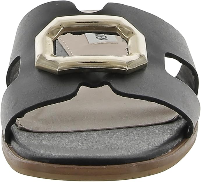 Steve Madden HARL12S1 Harlene Slip On Slide Sandal for Womens, Synthetic Rubber (Like New, No Retail Box)