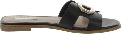 Steve Madden HARL12S1 Harlene Slip On Slide Sandal for Womens, Synthetic Rubber (Like New, No Retail Box)