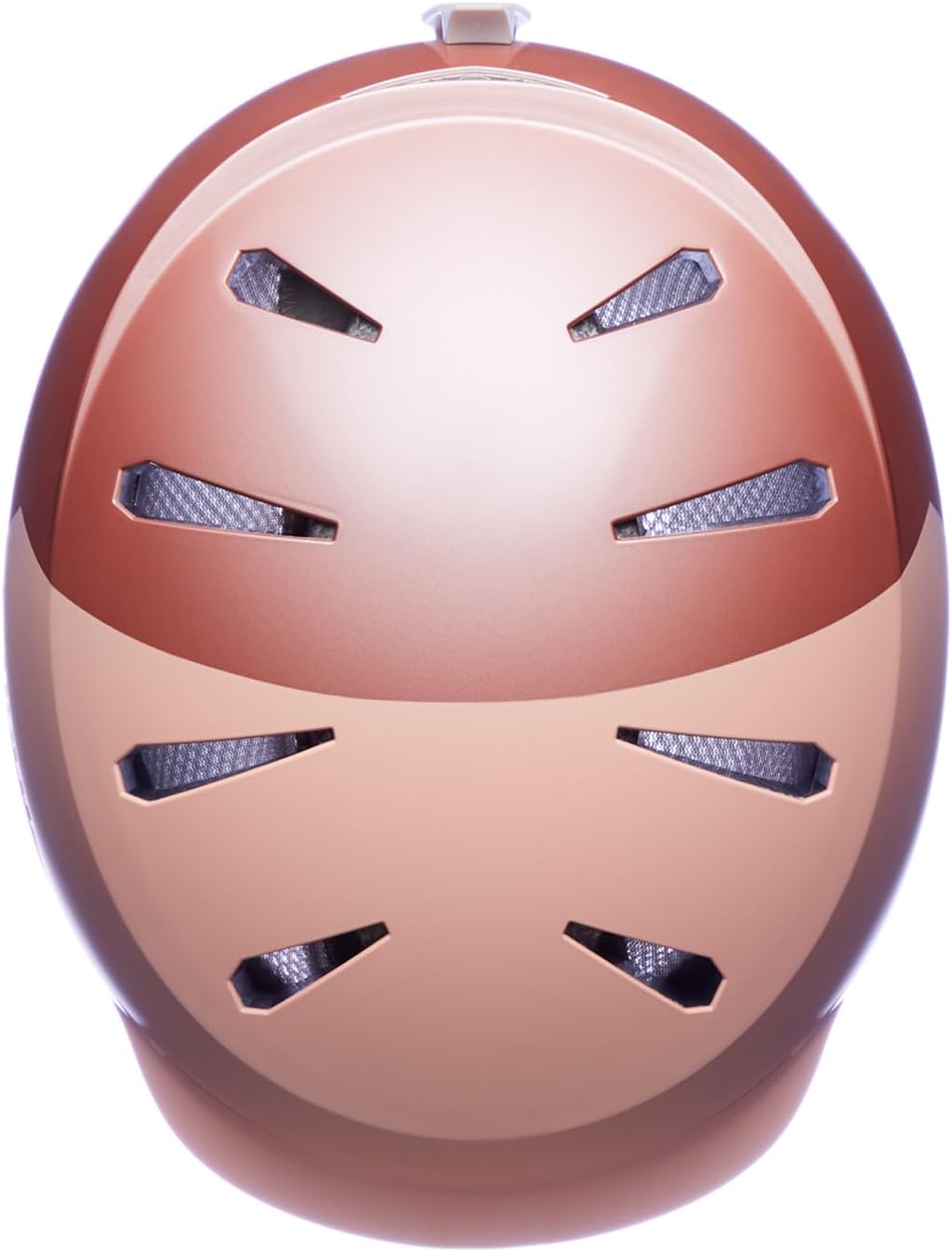 BERN Hendrix Adult Snow Helmet, Metallic Rose Gold Hatstyle w/Gray Liner, Medium (Like New, No Retail Box)