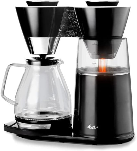 Melitta MCM002WULGB1 Luxe Automatic Drip Coffee Machine, 12 Cups, Black- (Like New)