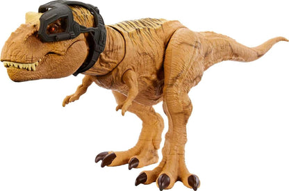 Mattel Jurassic World Track 'n Attack Tyrannosaurus Rex Figure w/ Lights & Sound (New, Damaged Retail Box)