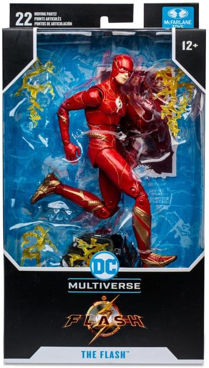 McFarlane Toys DC Multiverse Flash Movie Plastic Action Figure w/ 22 Moving Part (Like New)