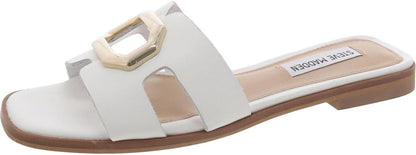 Steve Madden Lightweight Harlene Slide Block Heel Sandal for Women, Ankle Strap (Used)