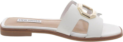 Steve Madden Lightweight Harlene Slide Block Heel Sandal for Women, Ankle Strap (Used)
