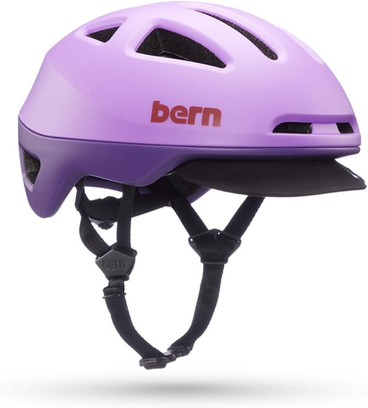 Bern Major MIPS Lightweight Adult Bicycle Helmet, Matte Electric Purple - Small (Like New, No Retail Box)