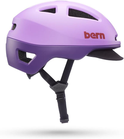 Bern Major MIPS Lightweight Adult Bicycle Helmet, Matte Electric Purple - Small (Like New, No Retail Box)