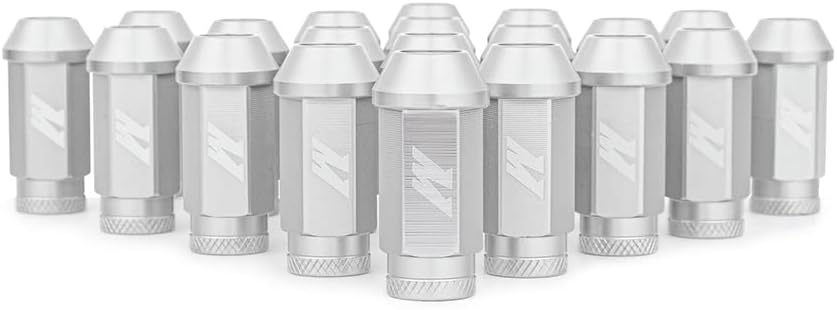 Mishimoto MMLG-15-20LSL Aluminum Locking Lug Nuts M12x1.5, 20pc Set - Silver (Like New)