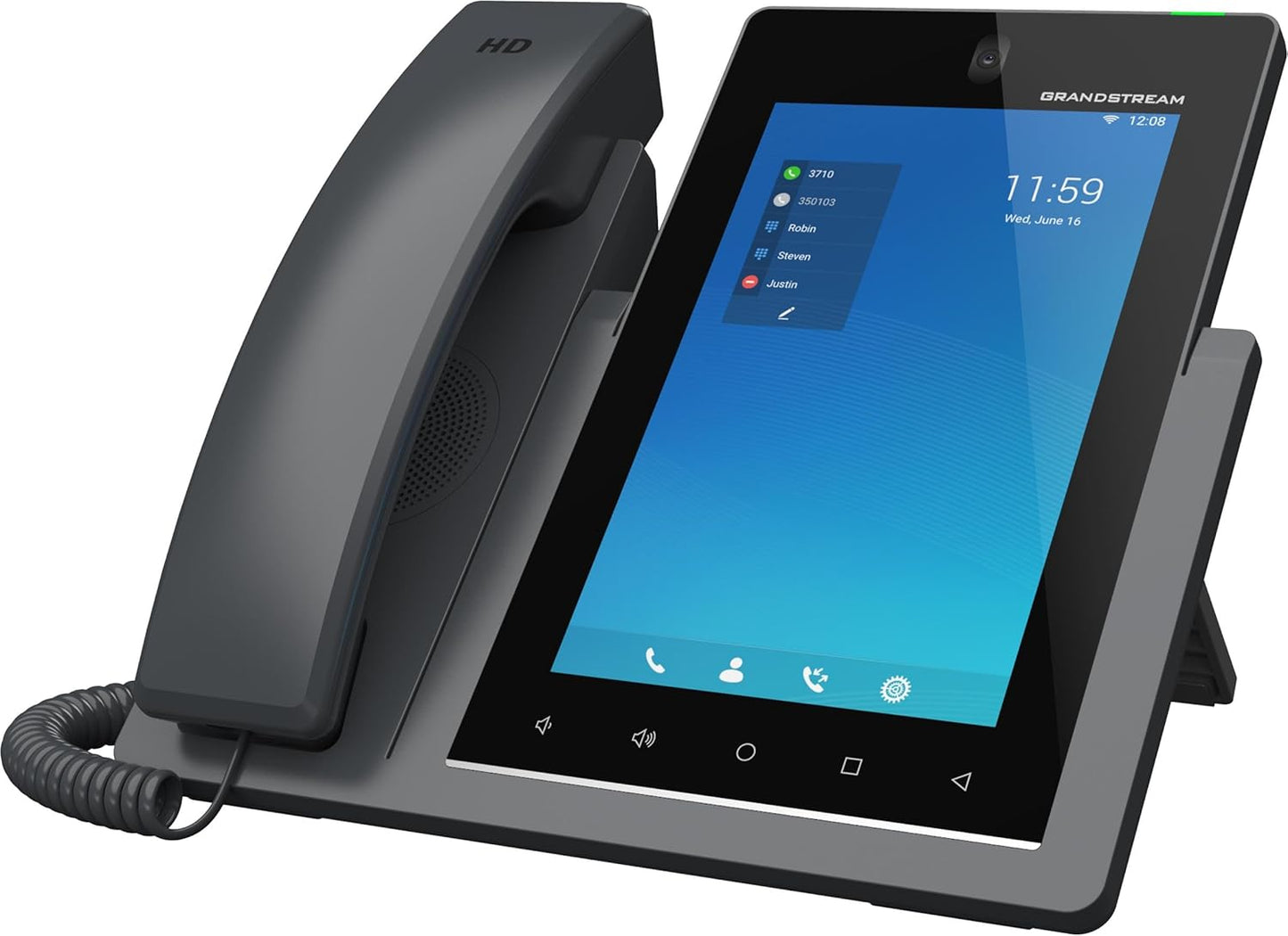 Grandstream GXV3470 7" Touch Screen IP Video Phone - 16 SIP Lines, Wi-Fi 6, PoE (Used)