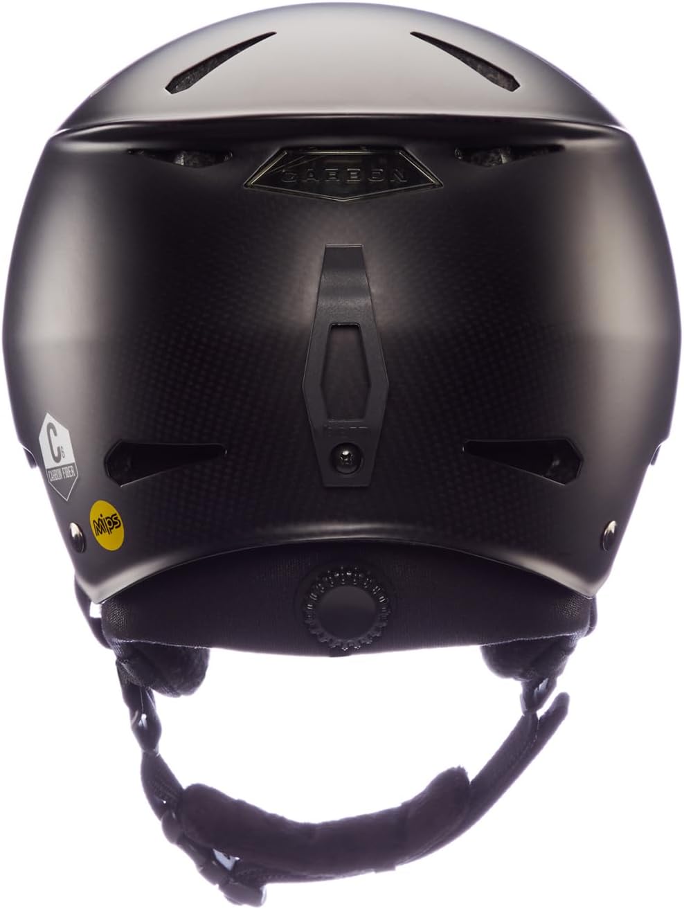 BERN Hendrix Adult Snowsports Ski & Snowboard Helmet, Carbon Gloss Black - Large (Like New, Damaged Retail Box)