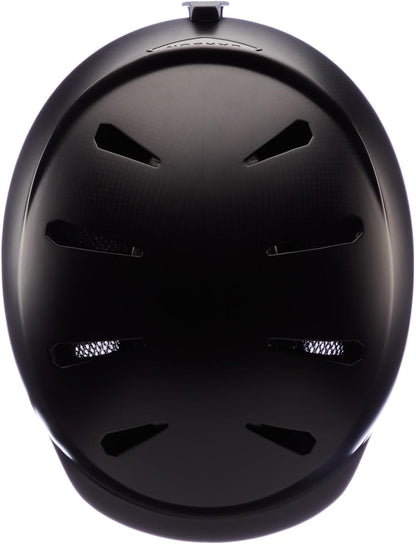 BERN Hendrix Adult Snowsports Ski & Snowboard Helmet, Carbon Gloss Black - Large (Like New, Damaged Retail Box)