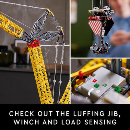 LEGO Technic Liebherr Crawler Crane LR 13000 Model Kit - Bedroom or Office Decor (Like New)