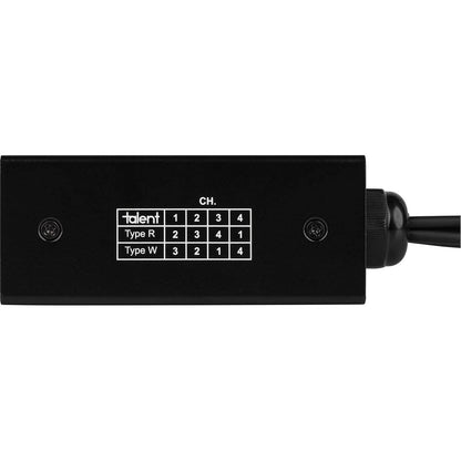Talent Sound & Lighting K9-Mini TRS Cat5 Audio Snake w/ 4-Channel Braided Cable (Like New, No Retail Box)