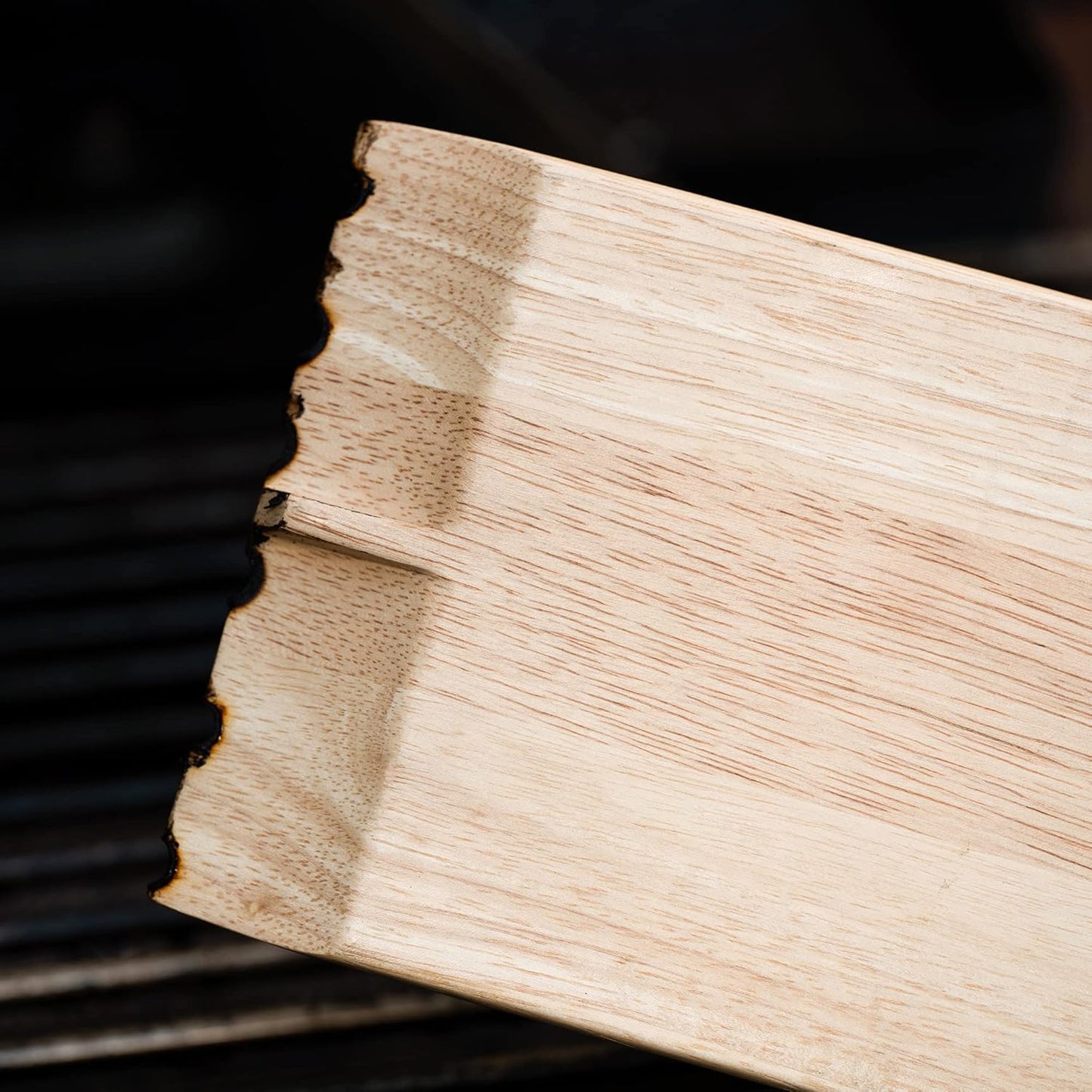 Mr. Bar-B-Q Oversized Design Premium Wood Grill BBQ Custom Fit Scraper & Brush (Like New)