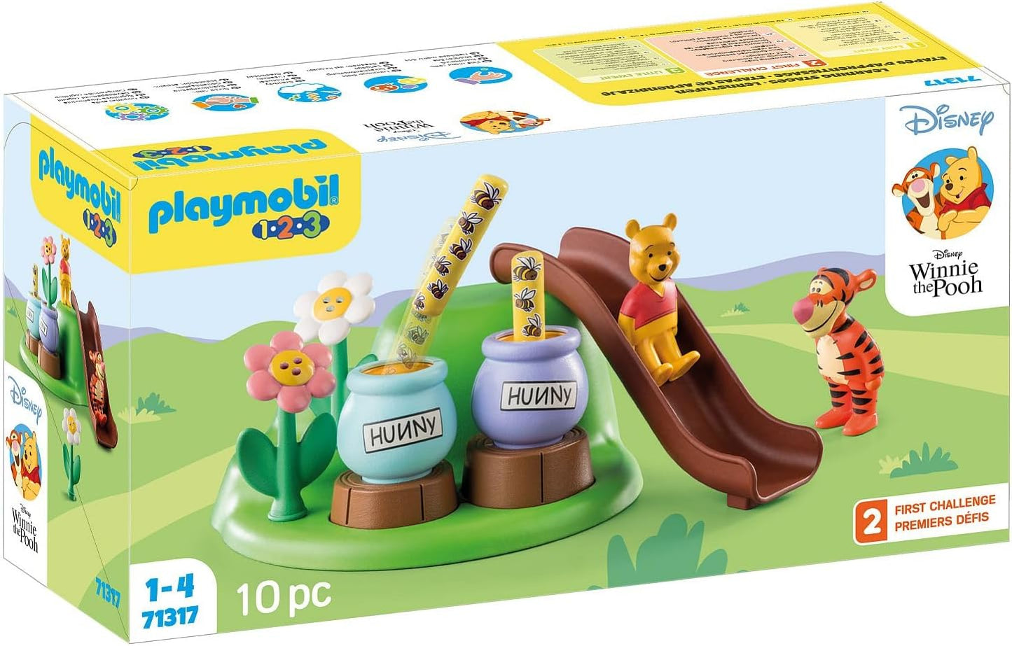 Playmobil Disney Winnie's & Tigger's Bee Garden Building Set, 17 pcs - One Size (Like New)