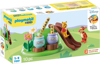 Playmobil Disney Winnie's & Tigger's Bee Garden Building Set, 17 pcs - One Size (Like New)