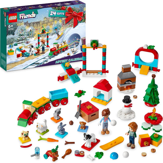 LEGO 41758 Friends Advent Calendar 2023 Christmas Building Toy Set, 231 Pieces (New, Damaged Retail Box)