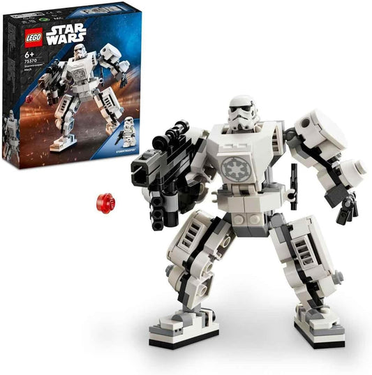 LEGO 75370 Star Wars Stormtrooper Robot with Articulated Parts for 6 Ages Kids (New, Damaged Retail Box)