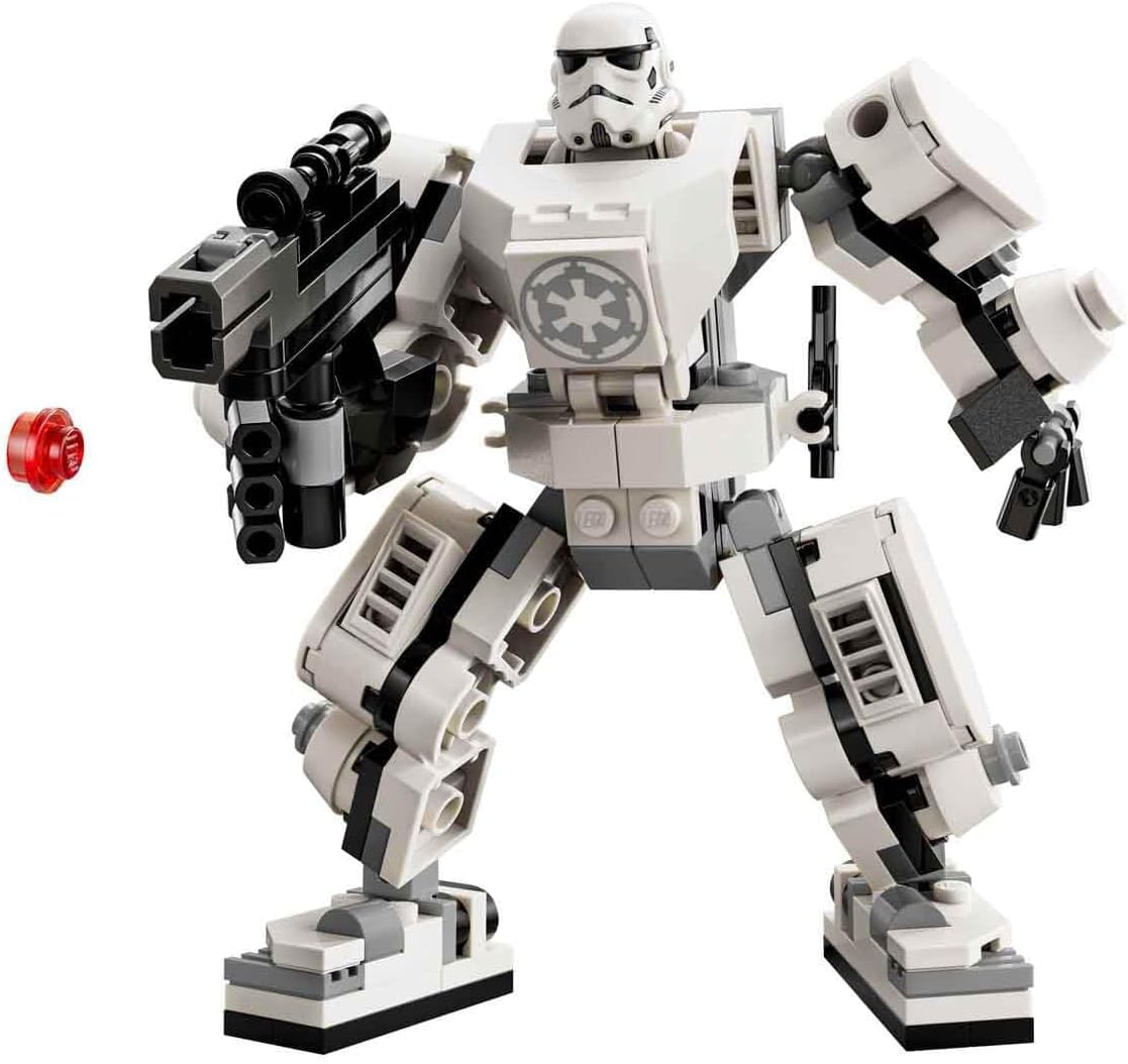 LEGO 75370 Star Wars Stormtrooper Robot with Articulated Parts for 6 Ages Kids (New, Damaged Retail Box)