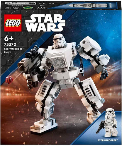 LEGO 75370 Star Wars Stormtrooper Robot with Articulated Parts for 6 Ages Kids (New, Damaged Retail Box)