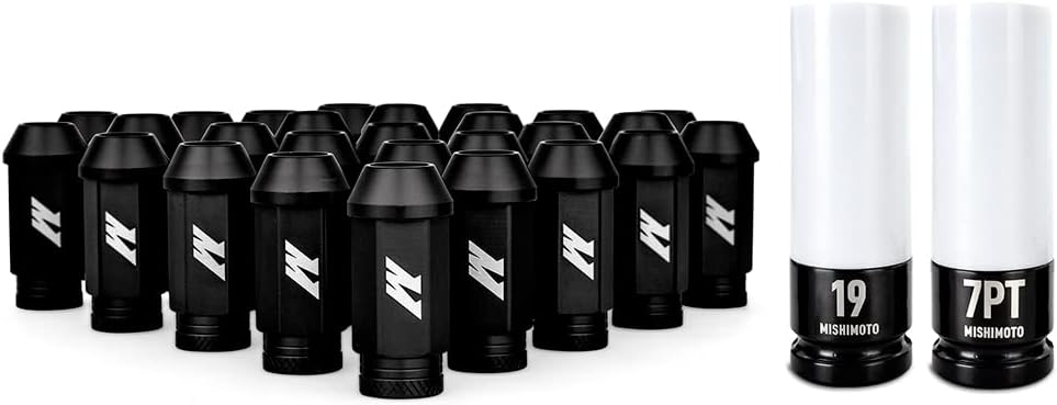 Mishimoto MMLG-15-27LBK Aluminum Locking Lug Nuts for 21+ Ford Bronco, M12 X 1.5 (Like New)