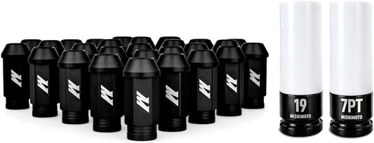Mishimoto MMLG-15-27LBK Aluminum Locking Lug Nuts for 21+ Ford Bronco, M12 X 1.5 (Like New)