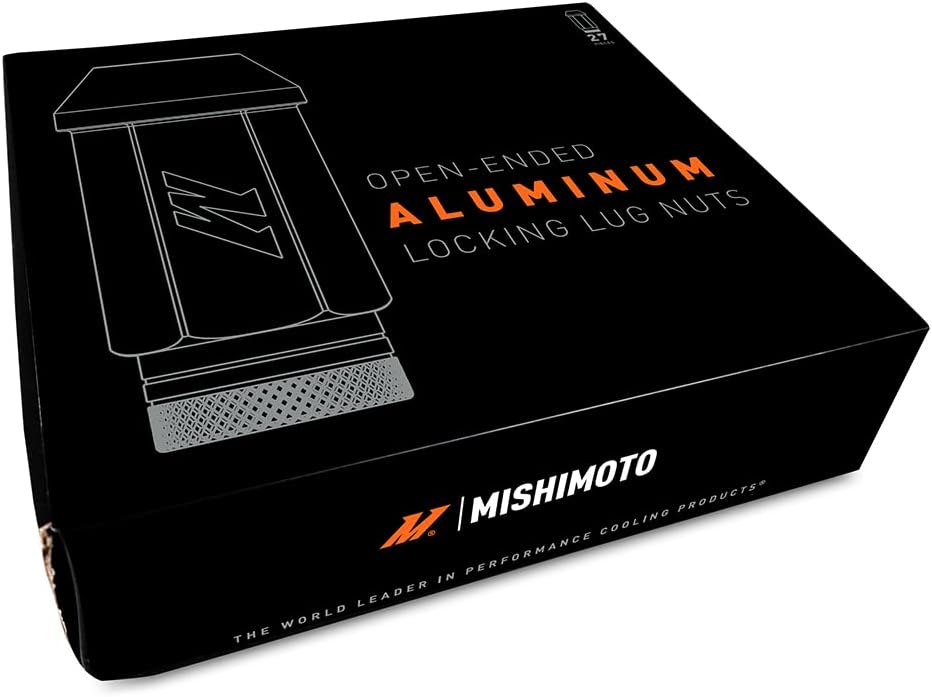 Mishimoto MMLG-15-27LBK Aluminum Locking Lug Nuts for 21+ Ford Bronco, M12 X 1.5 (Like New)