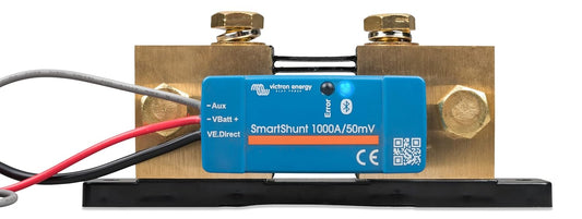 Victron Energy SHU065210050 SmartShunt Battery Testers Monitor, 1000 amp - Blue (Like New)
