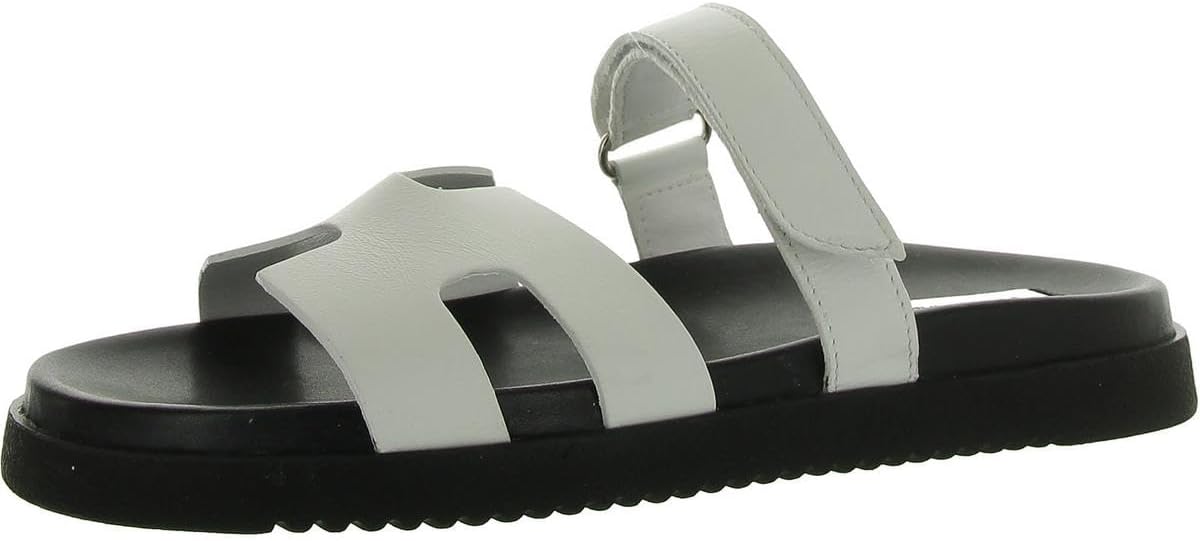 Steve Madden Mayven Hook & Loop Slide Sandal for Women, Synthetic Rubber Sole (Used, No Retail Box)