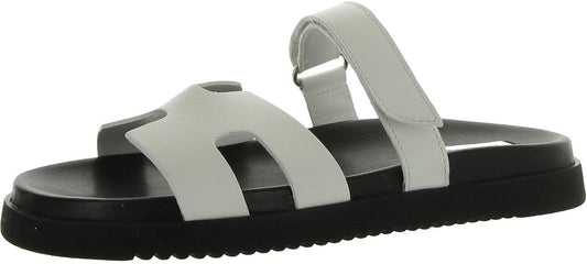 Steve Madden Mayven Hook & Loop Slide Sandal for Women, Synthetic Rubber Sole (Used, No Retail Box)