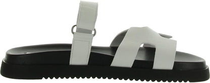 Steve Madden Mayven Hook & Loop Slide Sandal for Women, Synthetic Rubber Sole (Used, No Retail Box)